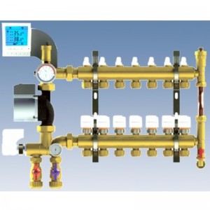 CDX20.1 ... padlófűtéses vízkeverési hőmérséklet-szabályozó központ